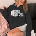 I Snack Harder Than Your Team Plays Baseball Men Women Unisex Hoodie
