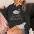 Socially Selective Shirt Subtle Introvert Book Lover Unisex Hoodie