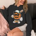 Spooky Jack O Lantern Baseball Halloween Costumes Boys Unisex Hoodie Spooky Jack O Lantern Baseball Halloween Costumes Boys Unisex Hoodie