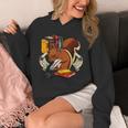 Squirrel Reading Book Cute Forest Animal Unisex Hoodie