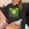 St Patrick's Day Baseball Boys Ice Cream Drip Youth Kids Unisex Hoodie