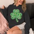 St Patricks Day Bookworm Shamrock Book Lover Unisex Hoodie