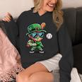 St Patricks Day Leprechaun Baseball Saint Paddys Boys Men Unisex Hoodie