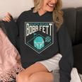 Star Wars The Book Of Boba Fett Galactic Outlaw Badge Unisex Hoodie Star Wars The Book Of Boba Fett Galactic Outlaw Badge Unisex Hoodie