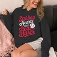 Stealing Hearts Like I Steal Bases Cute Baseball Boys Unisex Hoodie Stealing Hearts Like I Steal Bases Cute Baseball Boys Unisex Hoodie