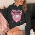 Strike Out Breast Cancer Baseball Drip For Boys Youth Unisex Hoodie Strike Out Breast Cancer Baseball Drip For Boys Youth Unisex Hoodie