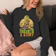 Summer Reading Teacher Unearth a Story Library Book Lover Unisex Hoodie