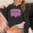 Super Aunt Superhero Grandmother Comic Book Matching Unisex Hoodie