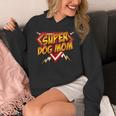 Super Dog Mom Superhero Dog Lover Comic Book Style Unisex Hoodie