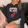 Superhero Pride Comic Book Lover African American Dad Unisex Hoodie