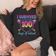 I Survived 100 Days Of School Baseball 100th Day Kids Girls Unisex Hoodie I Survived 100 Days Of School Baseball 100th Day Kids Girls Unisex Hoodie