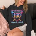 I Survived 100 Days Of School Baseball Boys Students Unisex Hoodie I Survived 100 Days Of School Baseball Boys Students Unisex Hoodie