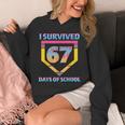 I Survived 67 Days Of School Baseball Trend For Boys Girls Unisex Hoodie
