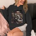 T-Rex Dinosaur Reading Books In Book Library Bookstore Unisex Hoodie T-Rex Dinosaur Reading Books In Book Library Bookstore Unisex Hoodie