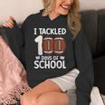I Tackled 100 Days Of School Baseball Player Kids Teacher Unisex Hoodie I Tackled 100 Days Of School Baseball Player Kids Teacher Unisex Hoodie