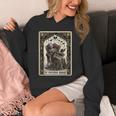 Tarot Card The Emotional Damage Skeleton Romantasy Book Unisex Hoodie