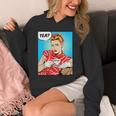 Tea Pop Art Comic Book Cartoon Tea Party Tea Lover Drinking Unisex Hoodie