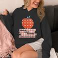 Teach Love Inspire Valentines Day Book 6th Grade Teacher Unisex Hoodie Teach Love Inspire Valentines Day Book 6th Grade Teacher Unisex Hoodie