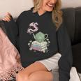Teapot Dragon Books RPG Cozy Gamer Fantasy Tea Lover Unisex Hoodie