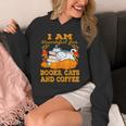 I Am Thankful For Books Cats And Coffee Thanksgiving Unisex Hoodie I Am Thankful For Books Cats And Coffee Thanksgiving Unisex Hoodie