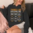 Things I Do In My Spare Time Kids Men Women Book Writer Unisex Hoodie