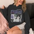 Tired Moms Book Club Retro Coffee Reader Unisex Hoodie