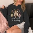 Tis The Season To Be Reading Books Christmas Tree Book Lover Unisex Hoodie