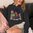 History Month Afro Women Girls Book Lover Librarian Unisex Hoodie
