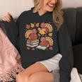Turkey Reading Books Fall Thanksgiving Teacher Librarian Unisex Hoodie Turkey Reading Books Fall Thanksgiving Teacher Librarian Unisex Hoodie