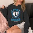 Type 1 Warrior Diabetes Awareness Baseball Enthusiasts Unisex Hoodie