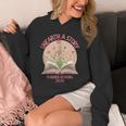 Unearth a Story 2026 Summer Reading Program Flowers Book Unisex Hoodie Unearth a Story 2026 Summer Reading Program Flowers Book Unisex Hoodie