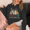 Unearth A Story Summer Reading 2026 Book Wildflowers Unisex Hoodie Unearth A Story Summer Reading 2026 Book Wildflowers Unisex Hoodie