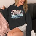 United States Of Reading Patriotic Book Lover Unisex Hoodie United States Of Reading Patriotic Book Lover Unisex Hoodie