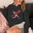 Valentine Baseball Player Drip Unisex Hoodie