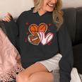 Valentines Baseball Basketball Football Heart Boy Men Unisex Hoodie Valentines Baseball Basketball Football Heart Boy Men Unisex Hoodie