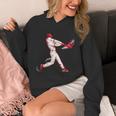 Valentines Day Baseball Batter Silhouette Heart For Men Boys Unisex Hoodie Valentines Day Baseball Batter Silhouette Heart For Men Boys Unisex Hoodie