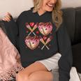 Valentines Day Drip Heart Baseball XOXO Boys Kids Men Sport Unisex Hoodie Valentines Day Drip Heart Baseball XOXO Boys Kids Men Sport Unisex Hoodie