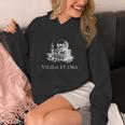 Vigila Et Ora Skull On Books Latin Unisex Hoodie Vigila Et Ora Skull On Books Latin Unisex Hoodie