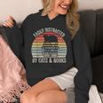 Vintage Retro Easily Distracted By Cats And Books Cat Unisex Hoodie Vintage Retro Easily Distracted By Cats And Books Cat Unisex Hoodie