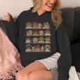 Whimsical Books And Blooms Unisex Hoodie