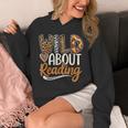 Wild About Reading Book Animal Children's Book Lover Teacher Unisex Hoodie Wild About Reading Book Animal Children's Book Lover Teacher Unisex Hoodie