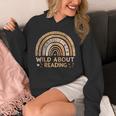 Wild About Reading Books Reader Lover Bookworm Librarian Unisex Hoodie Wild About Reading Books Reader Lover Bookworm Librarian Unisex Hoodie