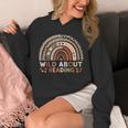 Wild About Reading Books Reader Lover Library Day Librarian Unisex Hoodie