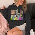 Wild About Reading Library Day Reading Books & Bookworm Unisex Hoodie Wild About Reading Library Day Reading Books & Bookworm Unisex Hoodie