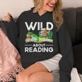 Wild About Reading Lovers Avid Readers Bookworms Book Lovers Unisex Hoodie