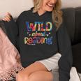 Wild About Reading Tie Dye Reading Books Unisex Hoodie Wild About Reading Tie Dye Reading Books Unisex Hoodie