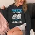 Winter Reading Book Bookworm Winter Unisex Hoodie