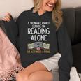 Woman Book Librarian Reading Pitbull Dog Owner Women Unisex Hoodie