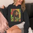 Women Reading Book Educated Black History Month Women Unisex Hoodie Women Reading Book Educated Black History Month Women Unisex Hoodie