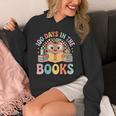 Women's 100 Days In The Books Cute Apple Reading School Unisex Hoodie Women's 100 Days In The Books Cute Apple Reading School Unisex Hoodie